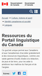 Mobile Screenshot of noslangues-ourlanguages.gc.ca