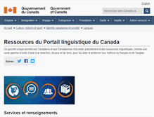 Tablet Screenshot of noslangues-ourlanguages.gc.ca